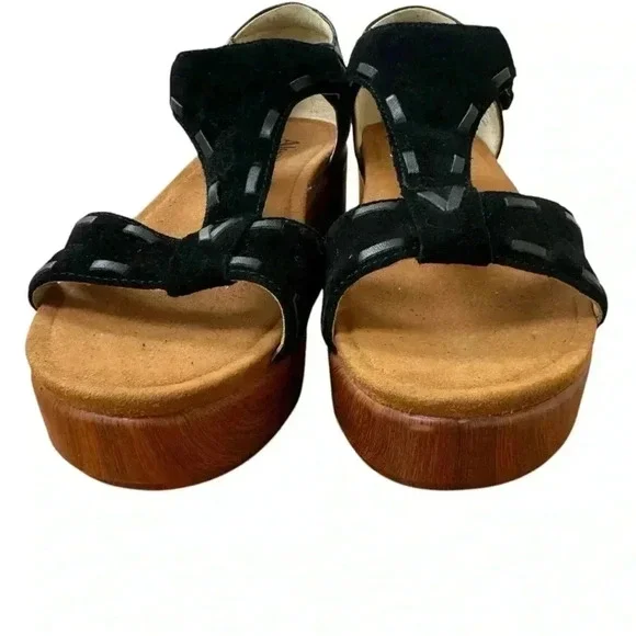 Alegria Women's Tova Black Platform Sandal US 9 EUC light weight - Picture 6 of 15